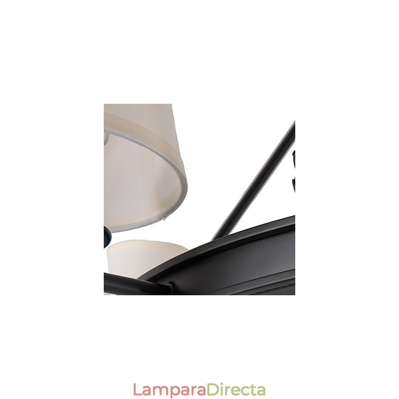 Lámpara de araña empotrada de 8 luces, una luz, dos estilos, moderna, contemporánea, tradicional, clásica, rústica, pintura