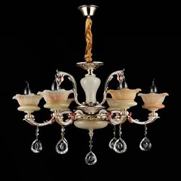 Lámpara colgante de metal estilo mini de cristal, moderna, contemporánea, tradicional, clásica, de aleación de zinc.