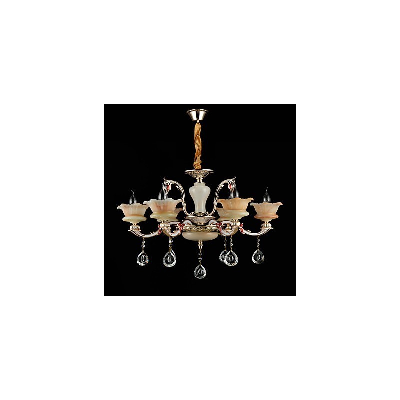 Lámpara colgante de metal estilo mini de cristal, moderna, contemporánea, tradicional, clásica, de aleación de zinc.
