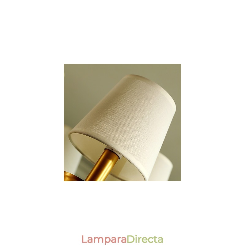 Lámpara de araña de cobre, lámpara de araña decorativa de jade D
