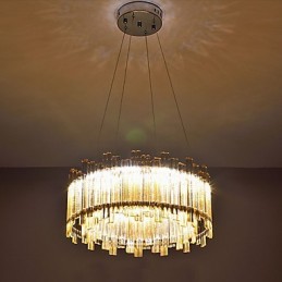 Lámpara colgante de bambú de madera estilo mini con pintura clásica tradicional