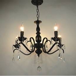 Lámparas novedosas de estilo europeo de hierro forjado, originalidad, individualidad, decoración, lámpara de vela, candelabro.