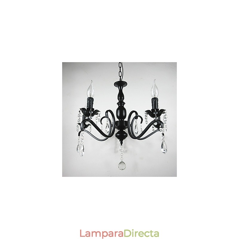 Lámparas novedosas de estilo europeo de hierro forjado, originalidad, individualidad, decoración, lámpara de vela, candelabro.