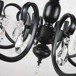 Lámparas novedosas de estilo europeo de hierro forjado, originalidad, individualidad, decoración, lámpara de vela, candelabro.