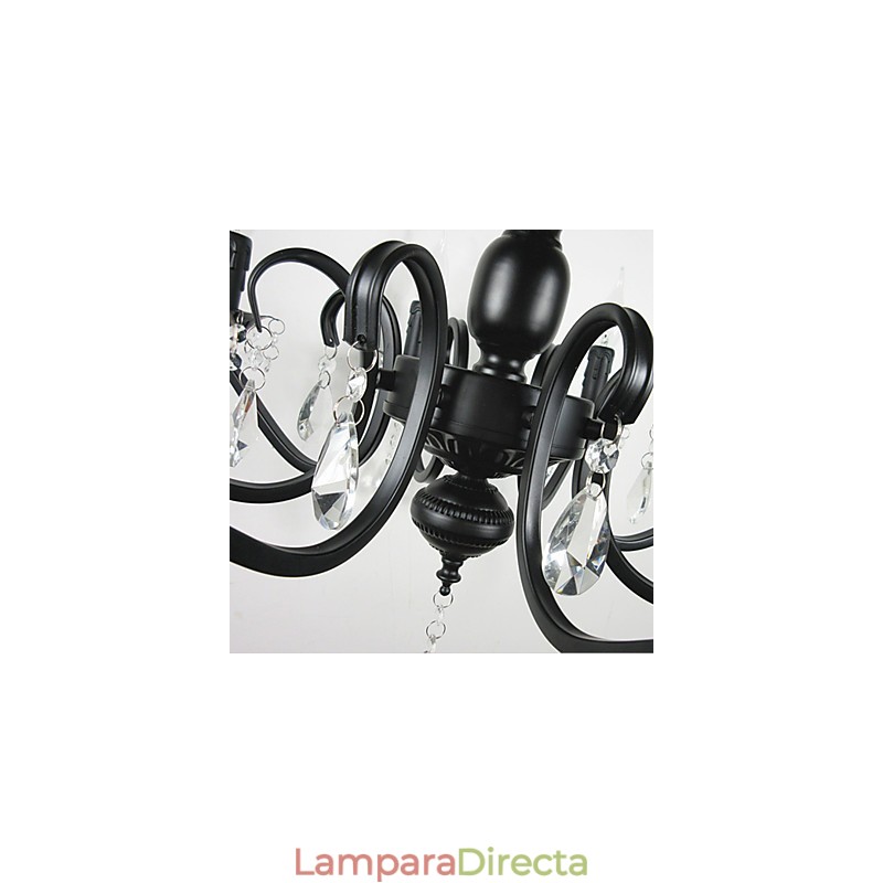 Lámparas novedosas de estilo europeo de hierro forjado, originalidad, individualidad, decoración, lámpara de vela, candelabro.