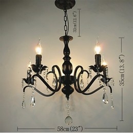 Lámparas novedosas de estilo europeo de hierro forjado, originalidad, individualidad, decoración, lámpara de vela, candelabro.