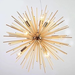 Línea creativa de 10 luces de cobre de imitación retro