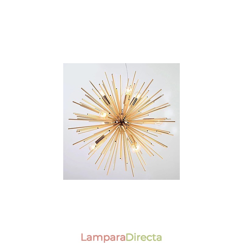 Línea creativa de 10 luces de cobre de imitación retro