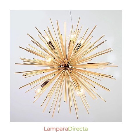 Línea creativa de 10 luces de cobre de imitación retro Línea creativa de 10 luces de cobre de imitación retro