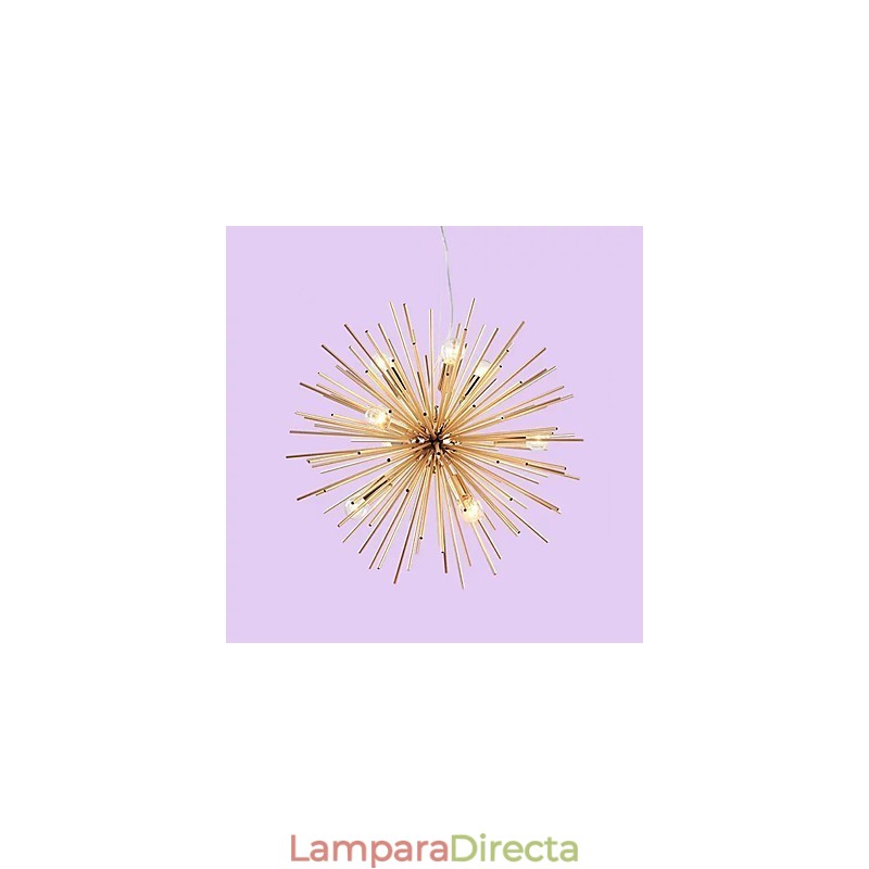 Línea creativa de 10 luces de cobre de imitación retro