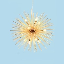 Línea creativa de 10 luces de cobre de imitación retro