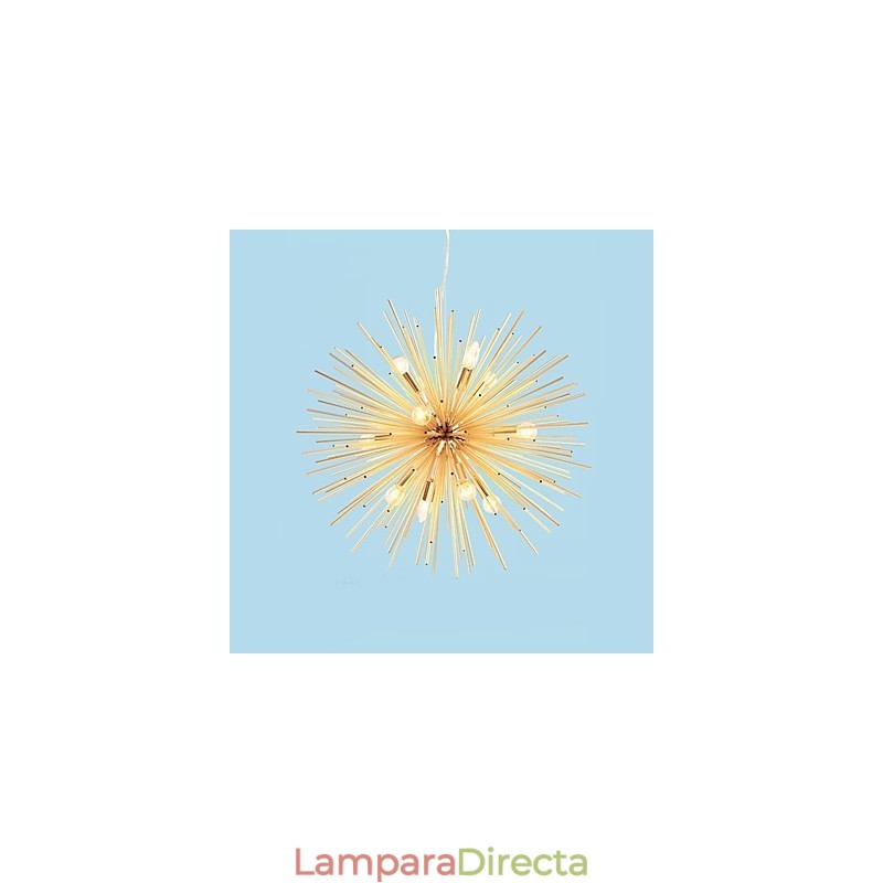 Línea creativa de 10 luces de cobre de imitación retro