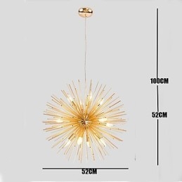 Línea creativa de 10 luces de cobre de imitación retro