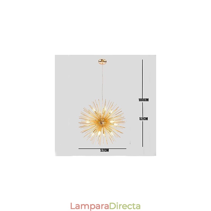 Línea creativa de 10 luces de cobre de imitación retro