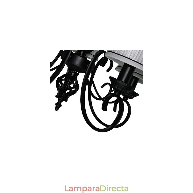 Lámpara de araña de metal de otros diseñadores contemporáneos modernos