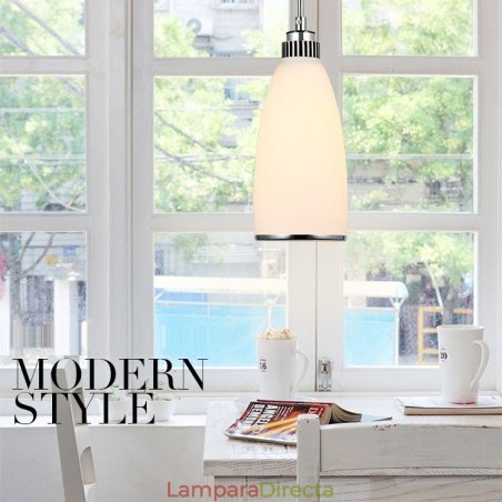 Lámpara colgante de metal integrada, moderna y contemporánea, de 1 luz Lámpara colgante de metal integrada, moderna y contemporánea, de 1 luz