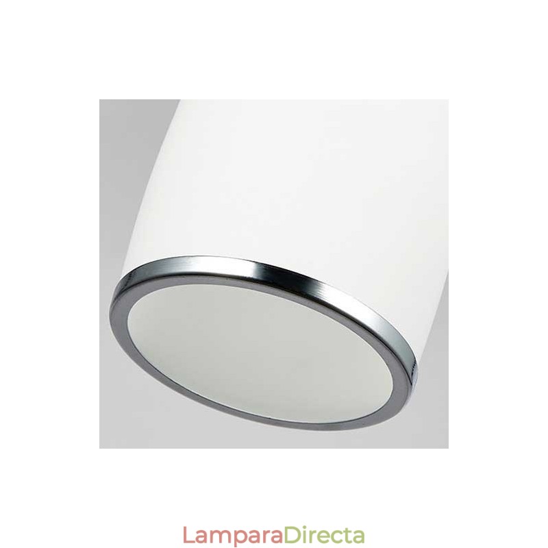 Lámpara colgante de metal integrada, moderna y contemporánea, de 1 luz
