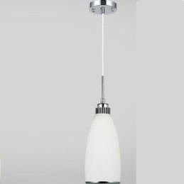 Lámpara colgante de metal integrada, moderna y contemporánea, de 1 luz