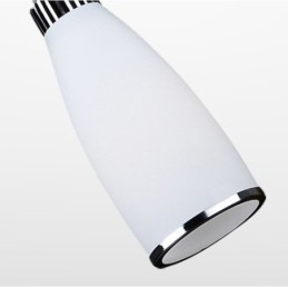Lámpara colgante de metal integrada, moderna y contemporánea, de 1 luz