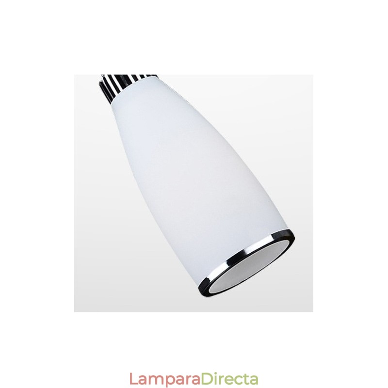 Lámpara colgante de metal integrada, moderna y contemporánea, de 1 luz