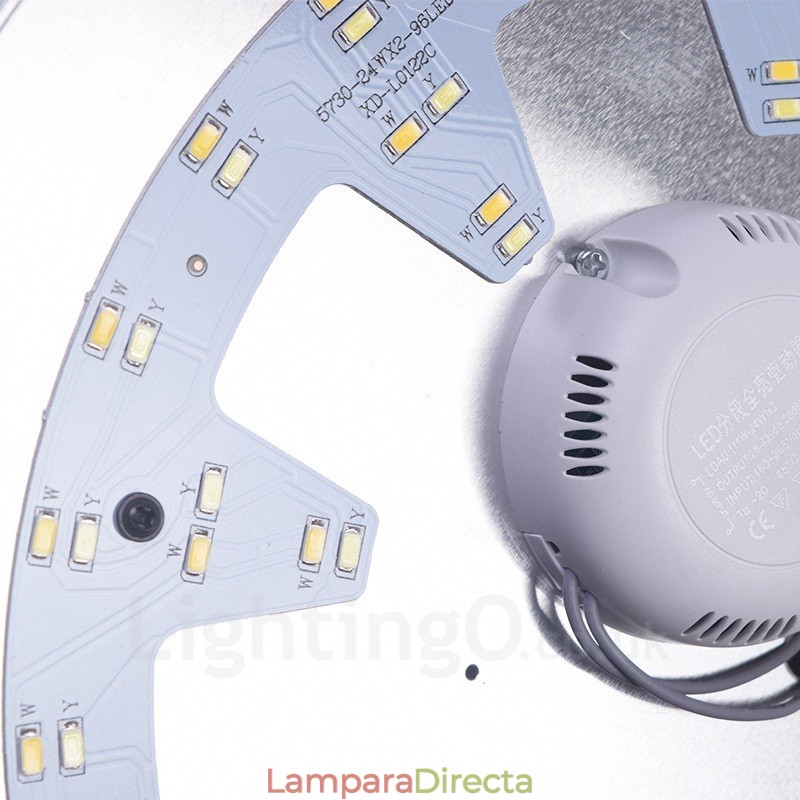 Lámparas de techo empotradas modernas y contemporáneas con pantalla acrílica