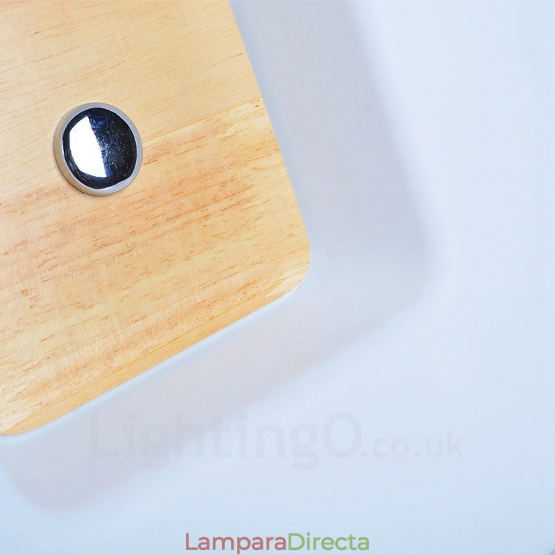 Lámparas de techo empotradas de estilo nórdico contemporáneo moderno con pantalla acrílica