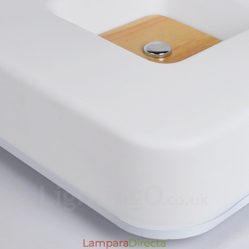 Lámparas de techo empotradas de estilo nórdico contemporáneo moderno con pantalla acrílica