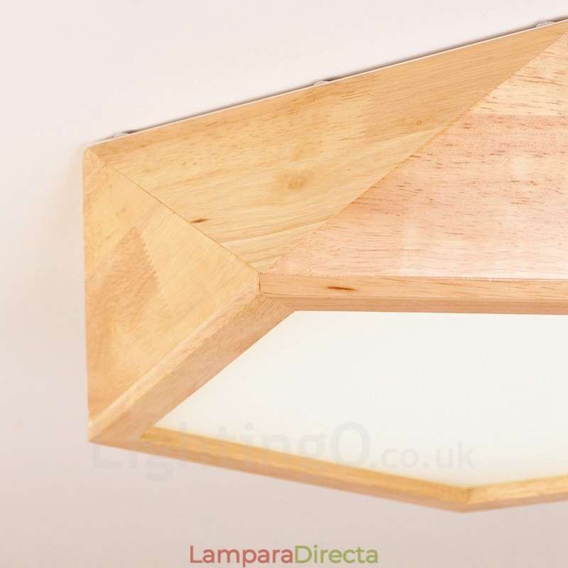 Lámparas de techo empotradas de estilo nórdico contemporáneo moderno con pantalla acrílica