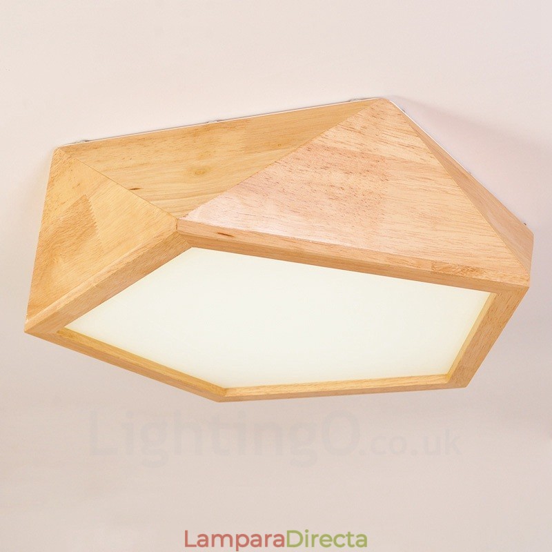Lámparas de techo empotradas de estilo nórdico contemporáneo moderno con pantalla acrílica