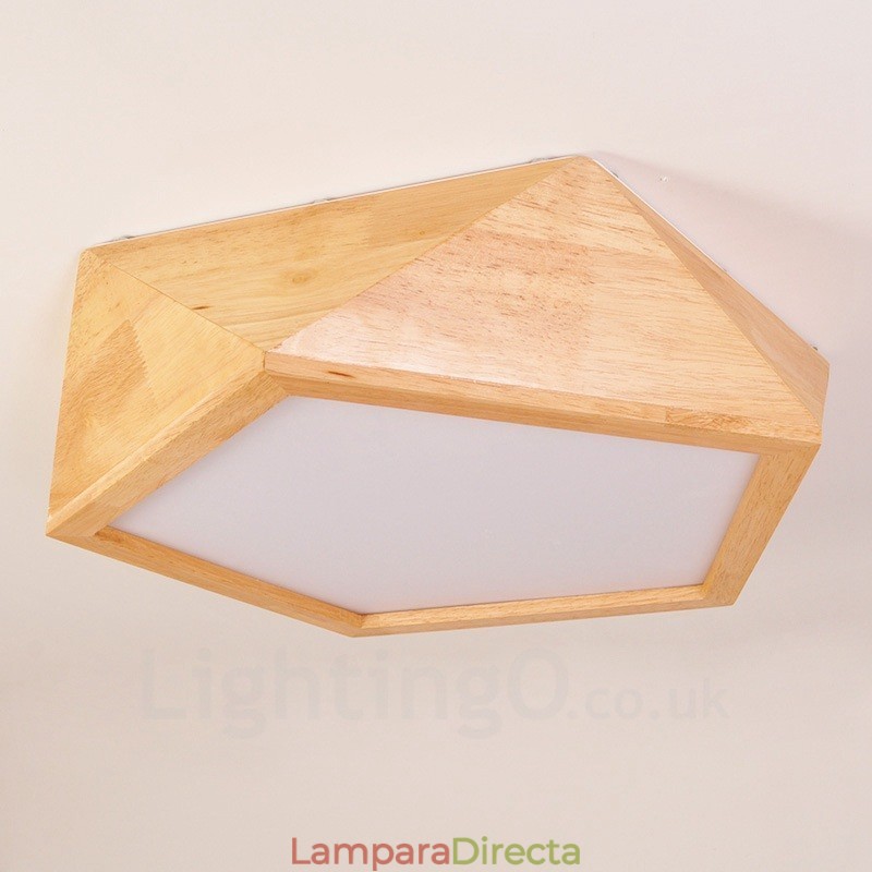 Lámparas de techo empotradas de estilo nórdico contemporáneo moderno con pantalla acrílica
