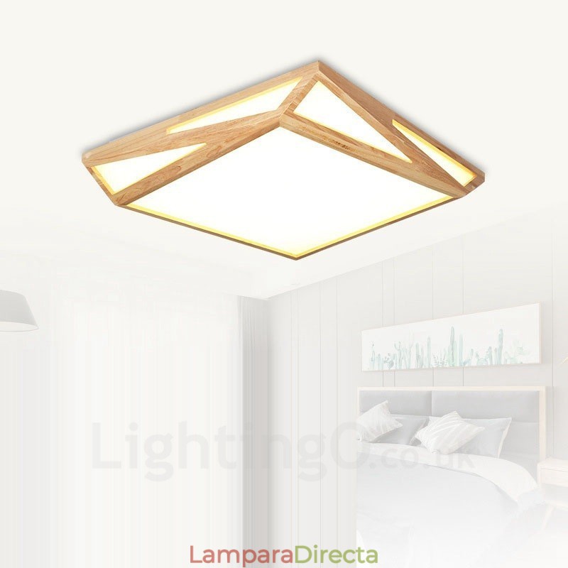 Lámparas de techo empotradas de estilo nórdico contemporáneo moderno con pantalla acrílica