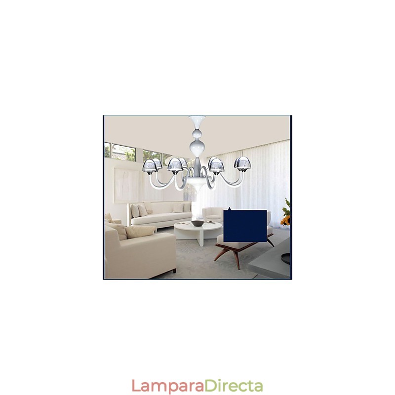 Colgante de hongo de cristal creativo minimalista moderno 8