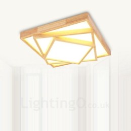 Lámparas de techo empotradas de estilo nórdico contemporáneo moderno con pantalla acrílica