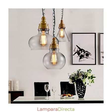 Lámpara colgante de metal estilo mini contemporáneo moderno de 3 luces Lámpara colgante de metal estilo mini contemporáneo moderno de 3 luces