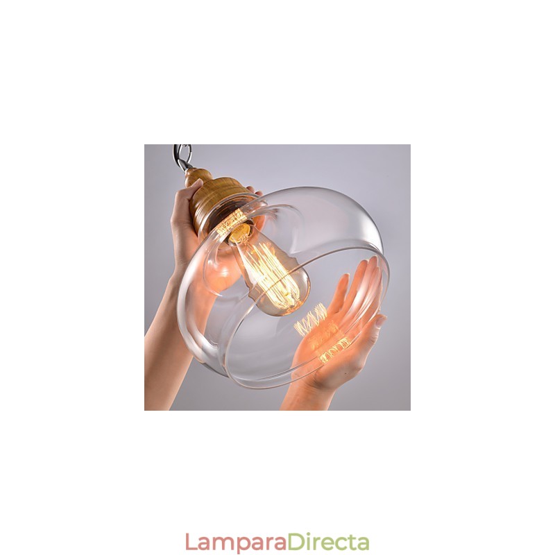 Lámpara colgante de metal estilo mini contemporáneo moderno de 3 luces