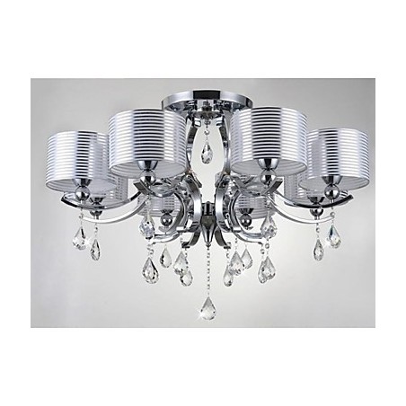 Lámpara de araña moderna de cristal K9 de 8 luces Lámpara de araña moderna de cristal K9 de 8 luces