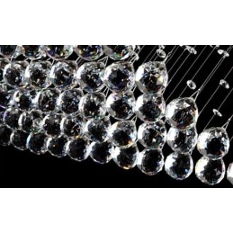 Lámpara colgante de techo de cristal moderna de 5 metros de longitud extra para interiores, lámparas de araña, accesorios de iluminación