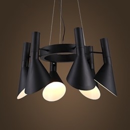 Lámpara de araña moderna de 6 luces