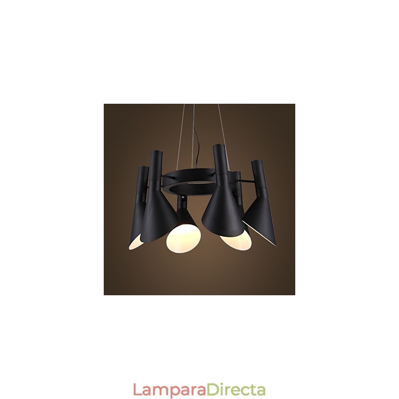 Lámpara de araña moderna de 6 luces