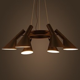 Lámpara de araña moderna de 6 luces