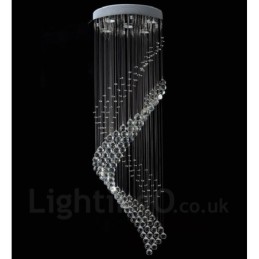 Lámpara colgante de techo de cristal moderna de 5 luces para interiores, lámparas de araña, accesorios de iluminación