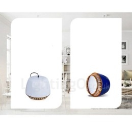 Lámpara colgante contemporánea moderna de 1 luz con pantalla negra, blanca, roja y azul
