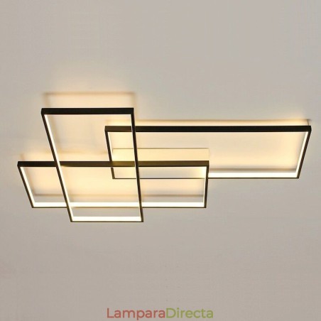 Lámpara de techo moderna y contemporánea de aluminio con pintura, lámpara de pared empotrada con regulador de intensidad remoto para sala de estar y dormitorio. Lámpara de techo moderna y contemporánea de aluminio con pintura, lámpara de pared empotrada con regulador de intensidad remoto para sala de estar y dormitorio.