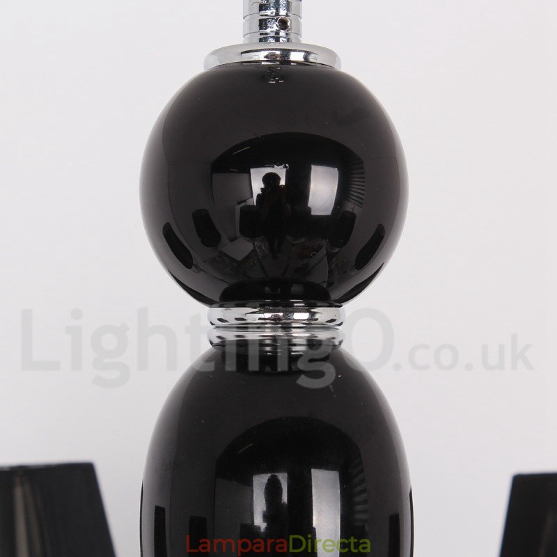 Lámpara de araña contemporánea de cristal K9 de 8 luces blancas estilo vela