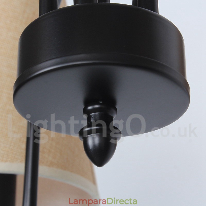 Lámpara de araña de estilo mediterráneo rústico contemporáneo de 8 luces