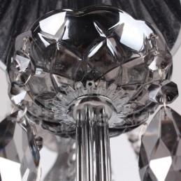 Lámpara de araña estilo vela de cristal K9 de 3 luces