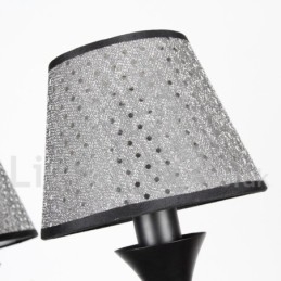 Lámpara de araña de 6 luces, estilo rústico, moderno, contemporáneo, retro, color negro