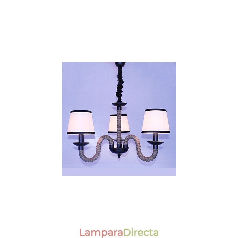 Lámpara colgante de metal estilo Country Mini Designers Others