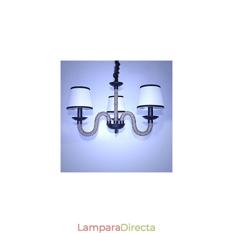 Lámpara colgante de metal estilo Country Mini Designers Others