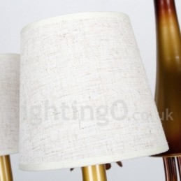 Lámpara de araña rústica contemporánea moderna de 3 luces